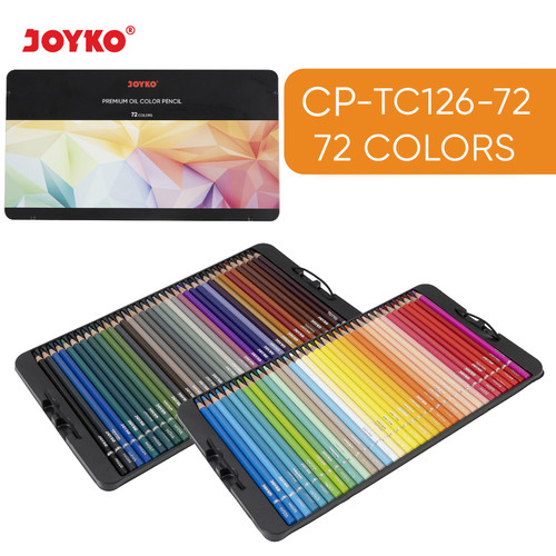 Premium Oil Color Pencil Pensil Warna Joyko CP-TC126
