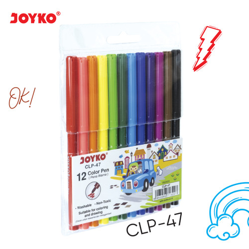 Color Brush Pen Pena Kuas Warna Joyko CLP-47