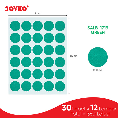 Label Sticker Self Adhesive Labels Joyko SALB Color