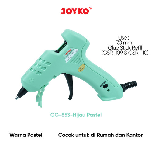 Glue Gun Lem Tembak Joyko GG-853 20 Watt Pastel Color