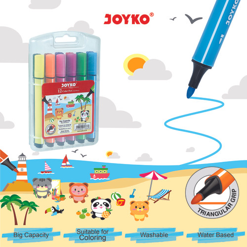 Pulpen Pena Warna Color Pen Joyko CLP-57