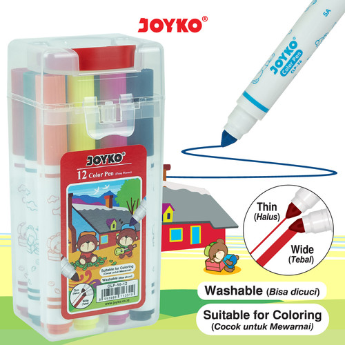 Pulpen Pena Warna Color Pen Joyko CLP-56