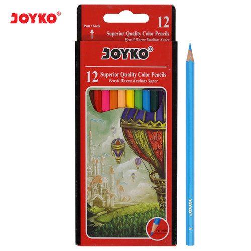 Joyko Pensil Warna Superior Quality Color Pencils HexagonalGrip