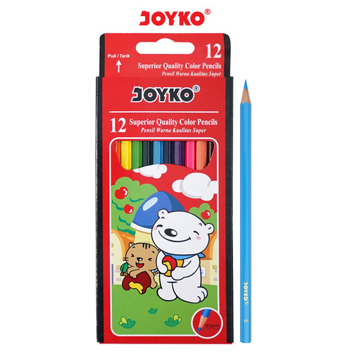 Joyko Pensil Warna Superior Quality Color Pencils Hexagonal Grip PB