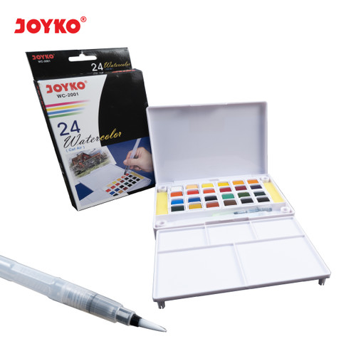 Watercolor Cat Air Joyko WC-2001 24 Colors Warna