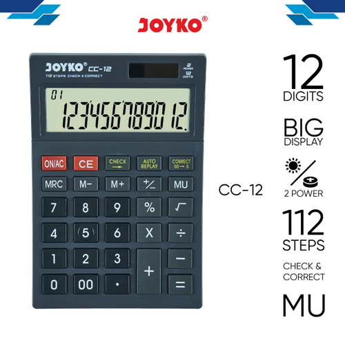 Calculator / Kalkulator Joyko CC-12 / 12 Digits / Check Correct