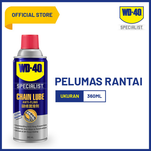 [EZM.1800017] WD-40 Specialist® Chain Lube 360ml - Pelumas Rantai Syntetic