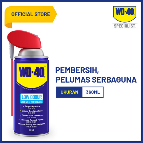 [EZM.1800021] WD-40 Multi-Use Product Low Odour SmartStraw 300ml Produk Multiguna
