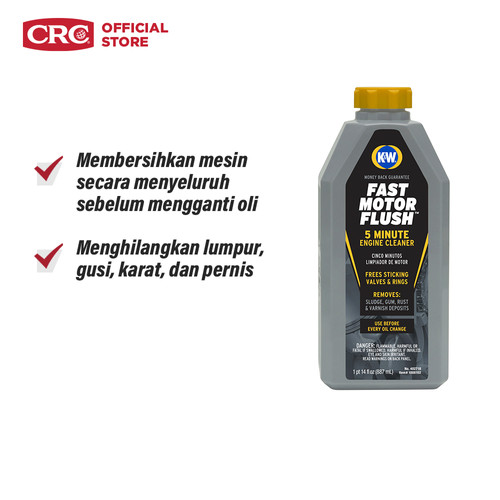[EZM.0400026] CRC FAST MOTOR FLUSH 5-MINUTE ENGINE CLEANER, 30 FL OZ - 402718x6