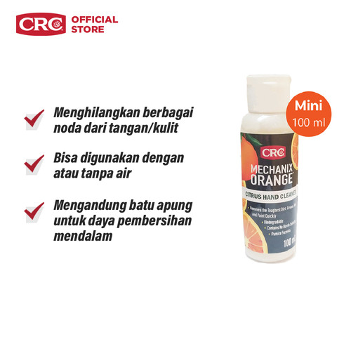 [EZM.0400154] CRC MECHANIC ORANGE CITRUS HAND CLEANER 100 ML SL1719-100