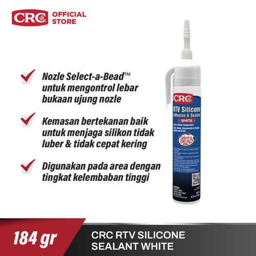 [EZM.0400030] CRC RTV Silicone White - 14056