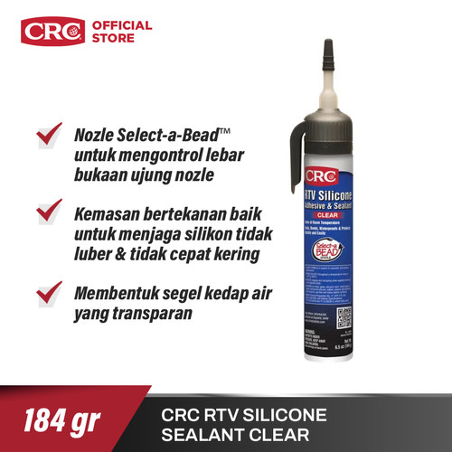 [EZM.0400031] CRC RTV SILICONE CLEAR - 14055