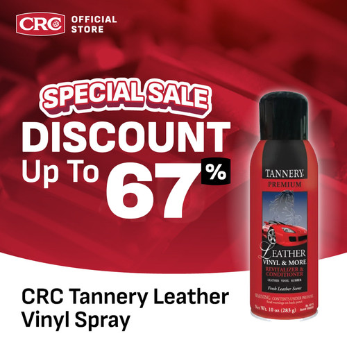 [EZM.0400057] CRC Tannery Leather Vinyl Spray - 40173