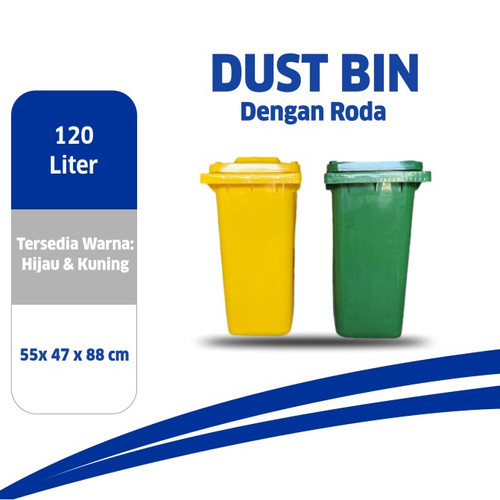 [EZM.1900039] Dust Bin 120 Liter Polos
