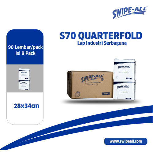 [EZM.1900104] Swipe-All S70 Quarter Fold ( Pengganti Kain Majun)
