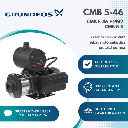 [EZM.2000086] Pompa Booster Grundfos CMB 5-46 PM 2