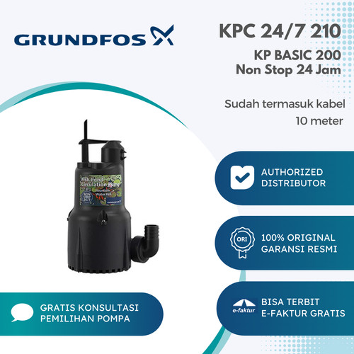 [EZM.2000092] Pompa Celup Non Stop Grundfos KPC 24/7 210