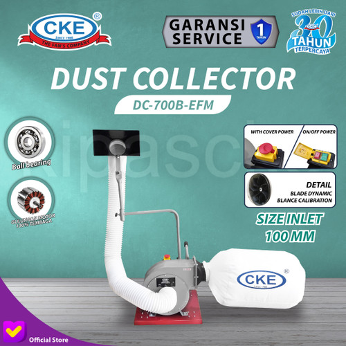 [EZM.0101376] Mesin Penghisap Debu Dust Collector Portable 750W 220V Dust Extractor