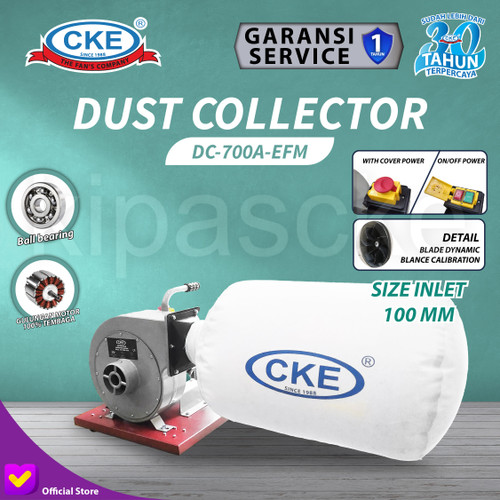 [EZM.0100149] Dust Collector Portable 1 HP Single Bag Mesin Penghisap Debu Serbuk