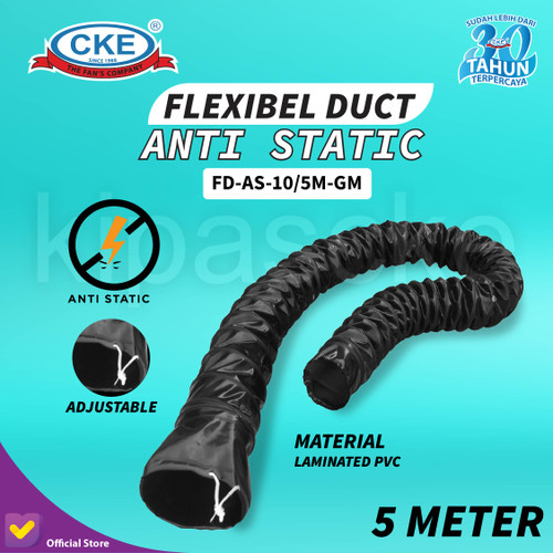 [EZM.0101377] Flexible Duct Hose Exhaust Explosion Proof 10 Inch 5M Anti Static 10"