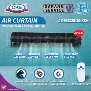[EZM.0100167] Air Curtain 100 CM / 1 Meter Tirai Udara with Remote CKE