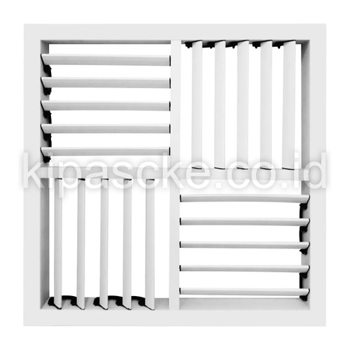 [EZM.0100200] RAG Return Air Grill Diffuser AC Ducting Plafon 4 Arah 70x70 CM