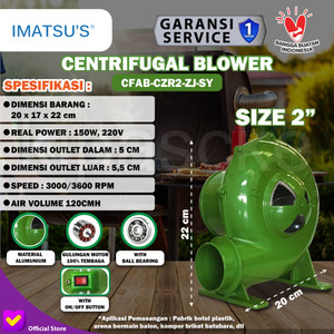 [EZM.0100264] Mesin Blower Keong 2 Inch Blower Angin Duduk Elektrik Electric 2" Inch