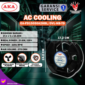 [EZM.0100293] Axial Fan Kipas Cooling Fan Panel 17 CM 6 Inch Oval Kipas Pendingin