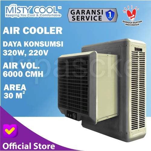 [EZM.0100299] Penyejuk Ruangan Air Cooler Blower Tipe Slim Untuk Luas 30M2