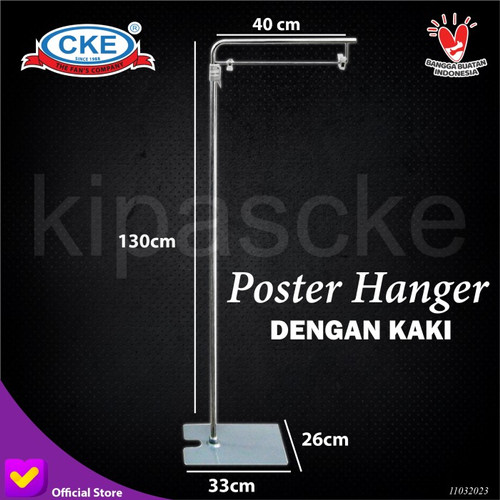 [EZM.0100413] Stand Promosi Tipe Bus Stop Poster Hanger Stand Papan Promosi