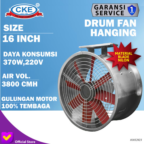 [EZM.0101471] Kipas Angin Greenhouse 16" 400 Alat Pendingin Green House Udara Sistem