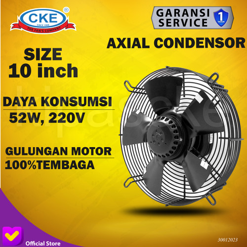 [EZM.0101488] Kipas Condensor/Chiller Fan 10 Inch Axial Fan Condensor Cooling Fan