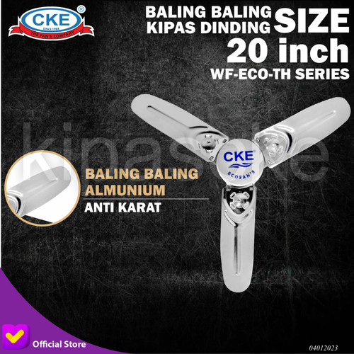 [EZM.0100553] Wall Fan CKE WF-ECO-50-TH 20 Inch Kipas Angin Dinding Tembok - Blade