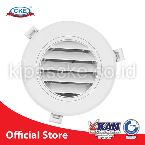 [EZM.0100596] Ceiling Round Air Grill 8 inch Grill penutup inline duct 8 inch MVA200