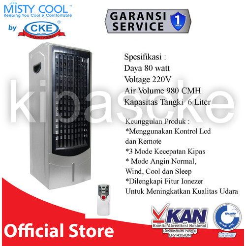 [EZM.0100597] Air Cooler 6 Liter Penyejuk Udara Ruangan Dengan Remote Bergaransi