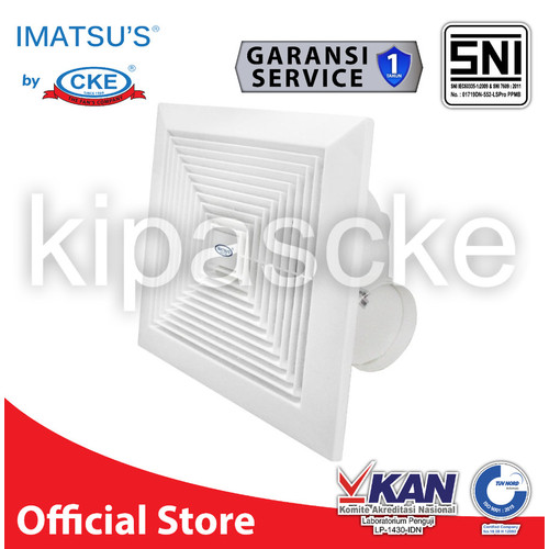 [EZM.0100624] Exhaust Fan 6 Inch Exhaust Plafon Cerobong Ceiling Exhaust