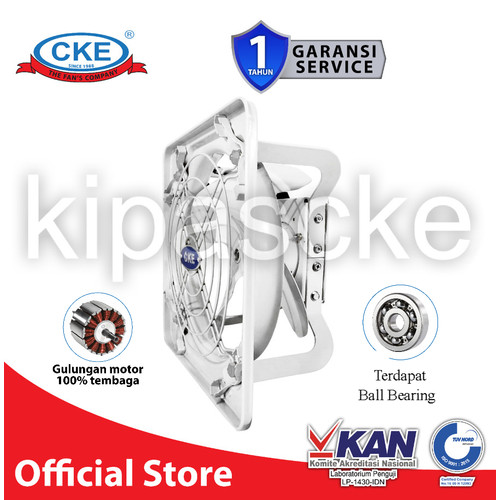 [EZM.0100625] Exhaust Fan Industrial 10 Inch Hexos Dinding Besi Wall Fan CKE