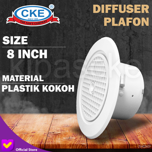 [EZM.0100639] Diffuser Plafon 8 inch Egg Crate Grill Plafon 8 inch Egg Crate