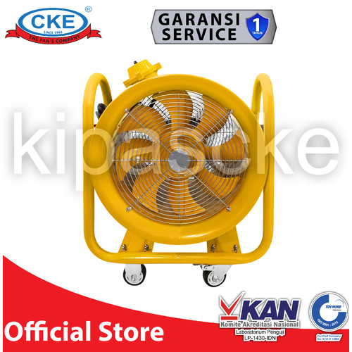 [EZM.0101628] Portable Ventilator Explotion Proof 16 Inch Blower Eksos Tambang