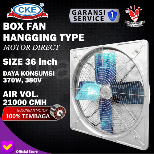 [EZM.0100726] Kipas Blower Fan 36" 3 Phase Gantung Hanging Box Fan