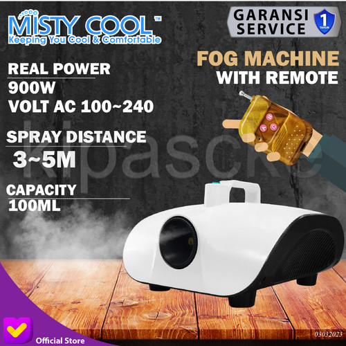 [EZM.0100849] Disinfectan Fog Machine Alat Mesin Hot Fogging Disinfektan 900W Remote
