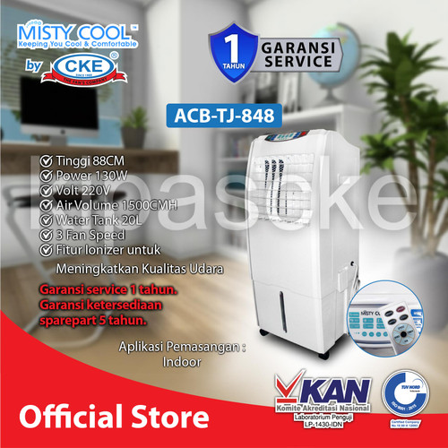 [EZM.0100924] Air Cooler 20 Liter Remote Penyejuk Ruangan Rumah Pendigin Ruangan