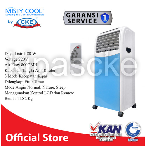 [EZM.0100930] Air Cooler 10 Liter Dengan Remote Penyejuk Udara Penyejuk Ruangan