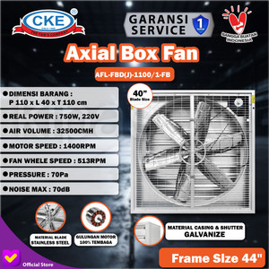 [EZM.0100965] Box Fan 40 Inch 220V Kipas Kandang ayam Blower Kandang