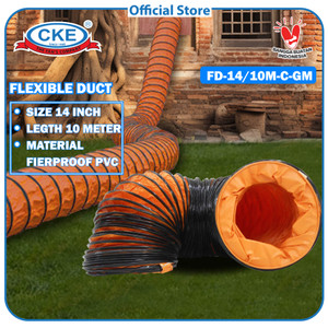 [EZM.0100981] Flexible Duct CKE 14 Inch 10 Meter Duct Hose Selang Ducting