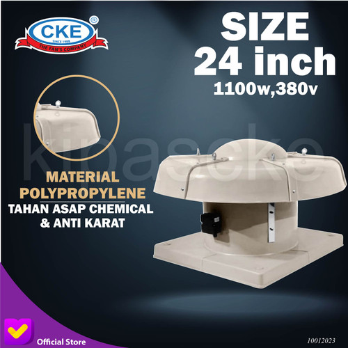 [EZM.0100997] Roof Fan Exhaust Eksos Atap RF-DWT1/6A 24 Inch CKE Blower Atap