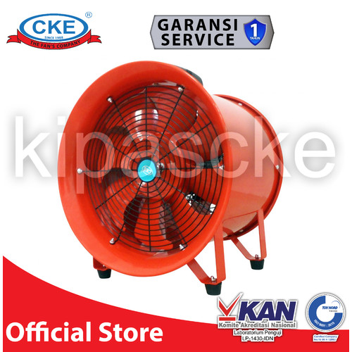 [EZM.0101793] Portable Ventilator CKE PVCB-16/1-NB-AS 16 Inch Blower Eksos Tambang