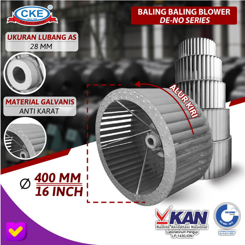 [EZM.0101008] SPARE PART FAN WHEEL STEEL 4#ALUR KIRI DE-400 4#