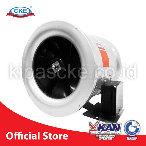 [EZM.0101076] Axial Fan Direct 10" Inline Duct Fan Extractor Drum Blower Gedung