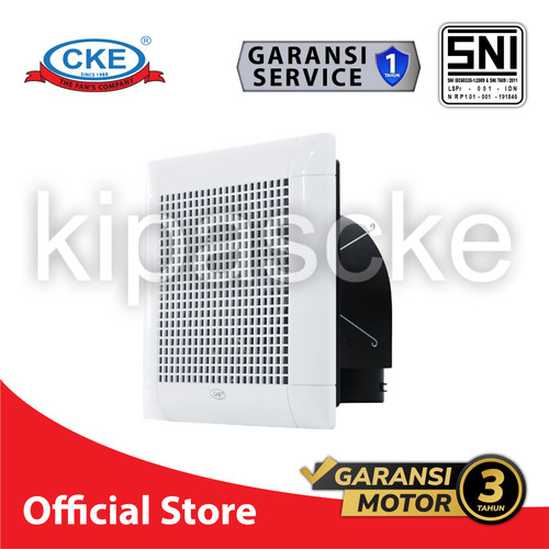 [EZM.0101083] CKE Ceiling Duct KTD-12B 8 Inch Eksos Plafon Blower With Ball Bearing